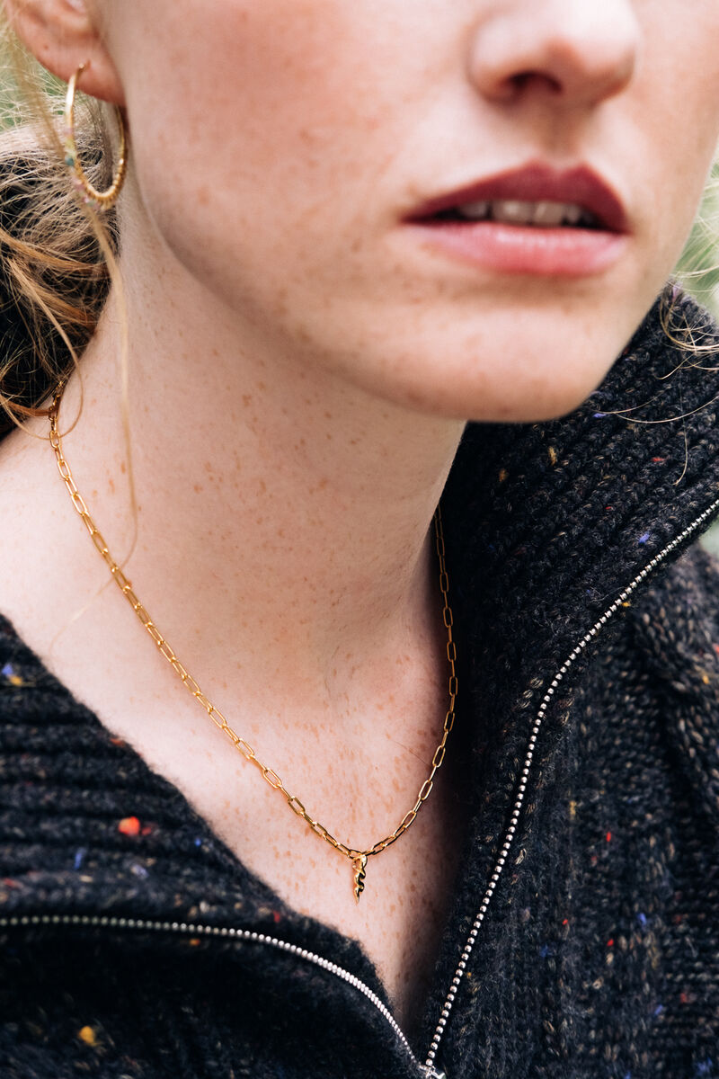 TOP chuncky chain necklace 120