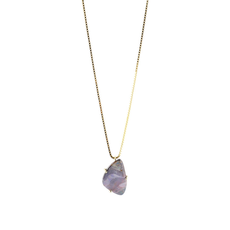 FW23gold necklace glimmer opal6