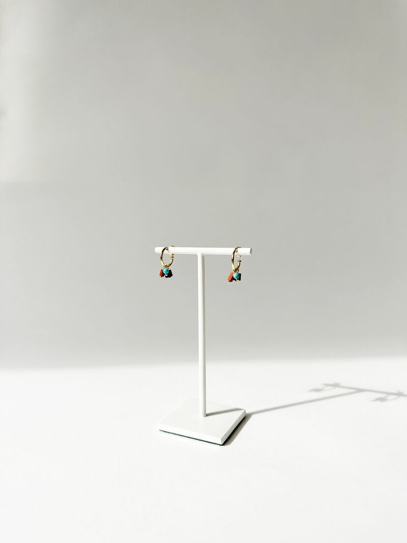SS23 Triple beads earrings
