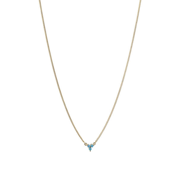 Triple turquoise nechlace