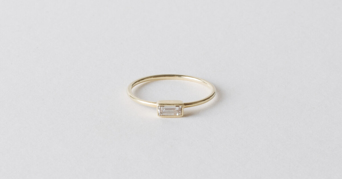 Catbird baguette hot sale diamond ring