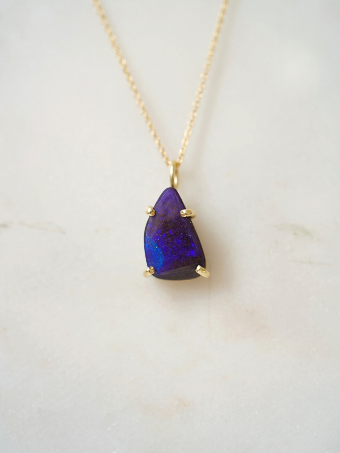 Boulder opal violet night 1
